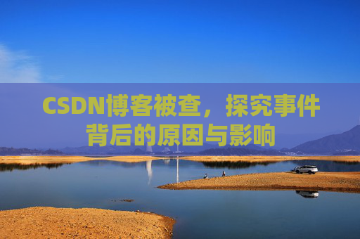 CSDN博客被查，探究事件背后的原因与影响